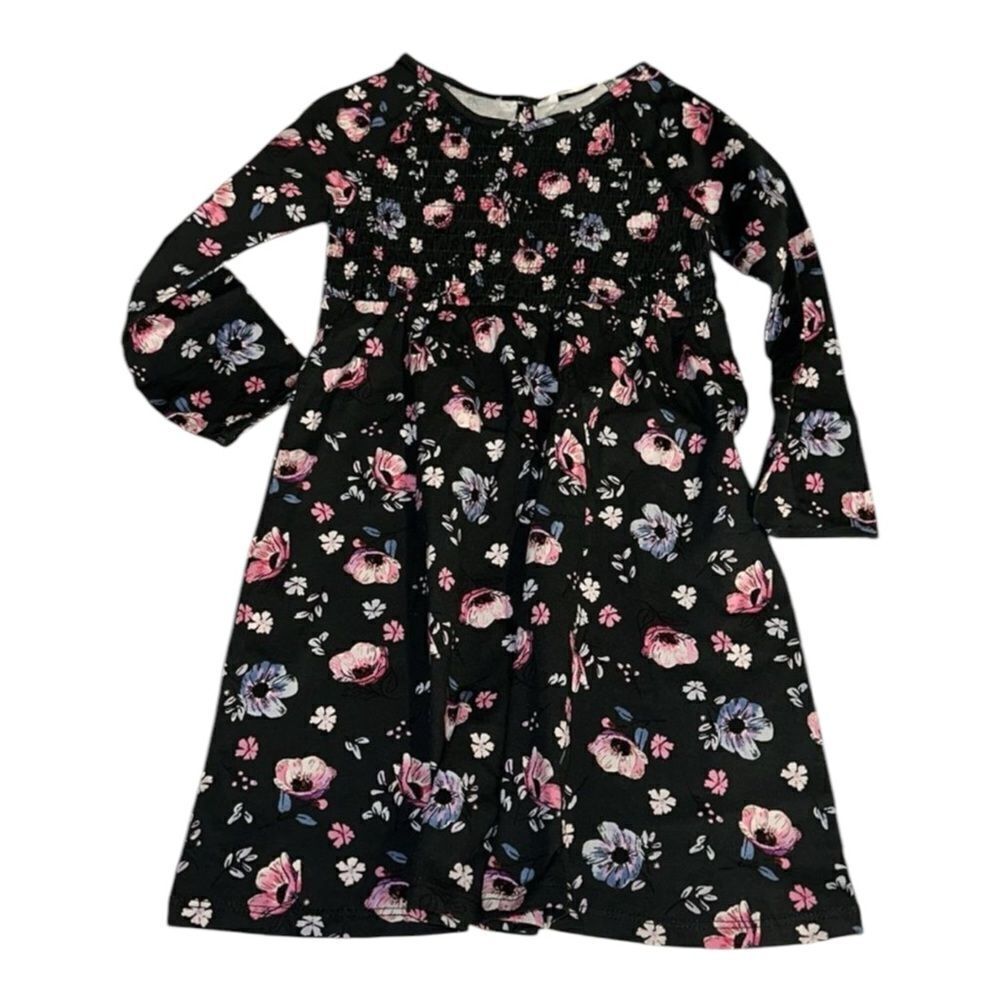 H&M | Gray | Cotton Floral Dress